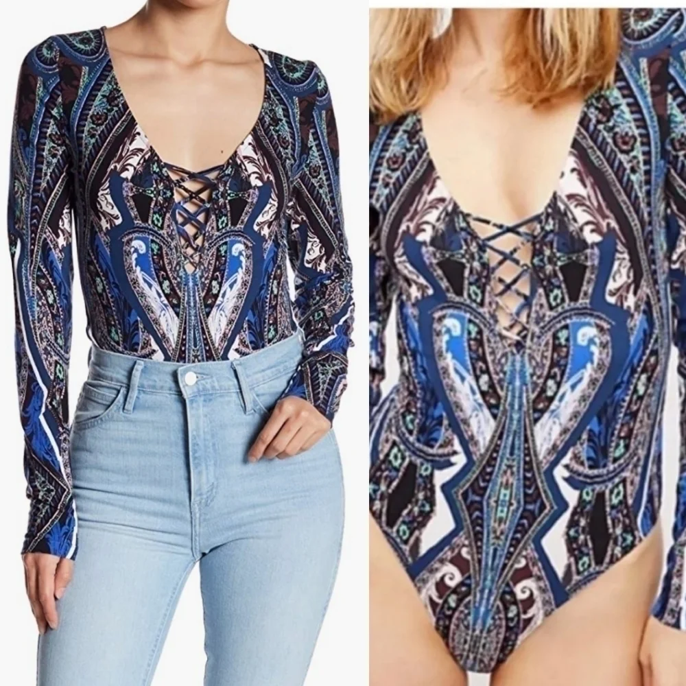 NWT Free People Pick A Place Bodysuit